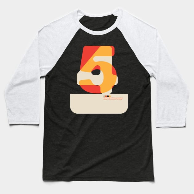 Modernist FortyFive Baseball T-Shirt by modernistdesign